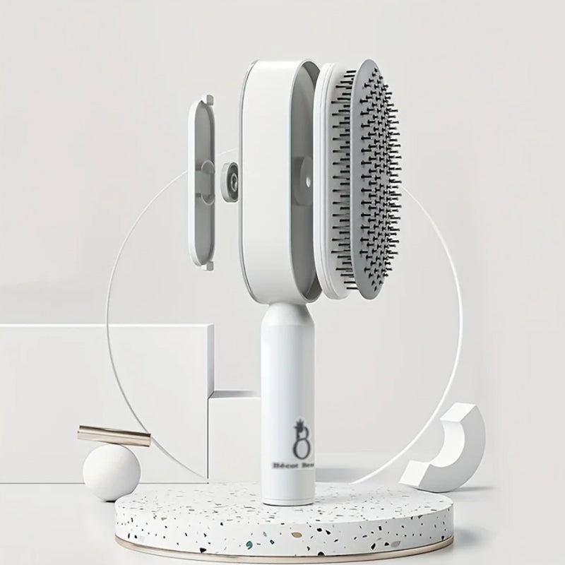 Bécot Beauté Selbstreinigende Haarbürste – 3D Massagekamm