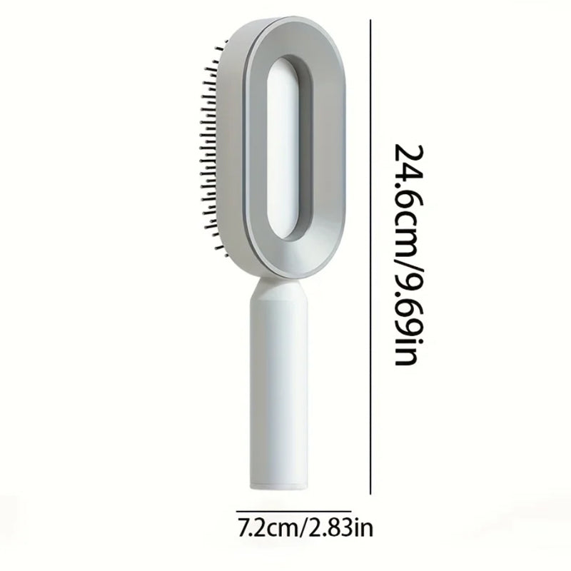 Bécot Beauté Selbstreinigende Haarbürste – 3D Massagekamm