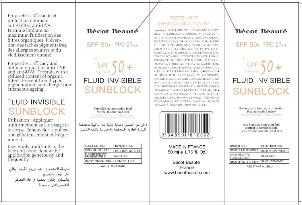 Unsichtbarer Sonnenschutz mit SPF 50+ | Bécot Beauté – Leicht, Hautfreundlich & Effektiv