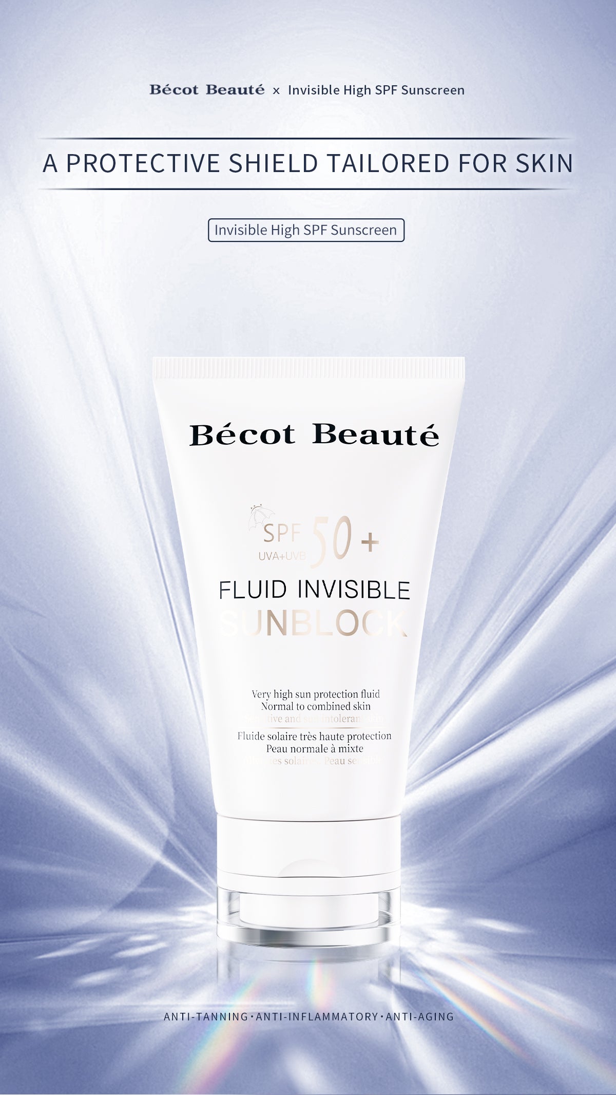 Unsichtbarer Sonnenschutz mit SPF 50+ | Bécot Beauté – Leicht, Hautfreundlich & Effektiv