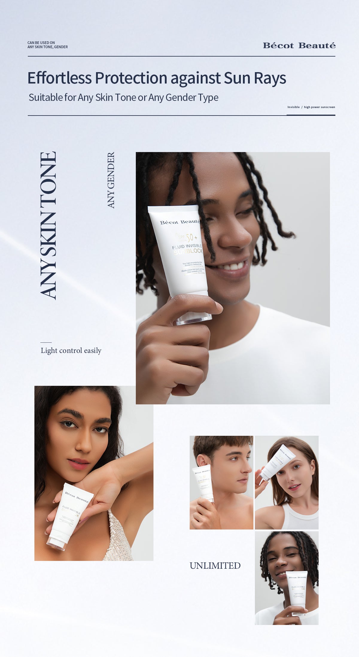Unsichtbarer Sonnenschutz mit SPF 50+ | Bécot Beauté – Leicht, Hautfreundlich & Effektiv