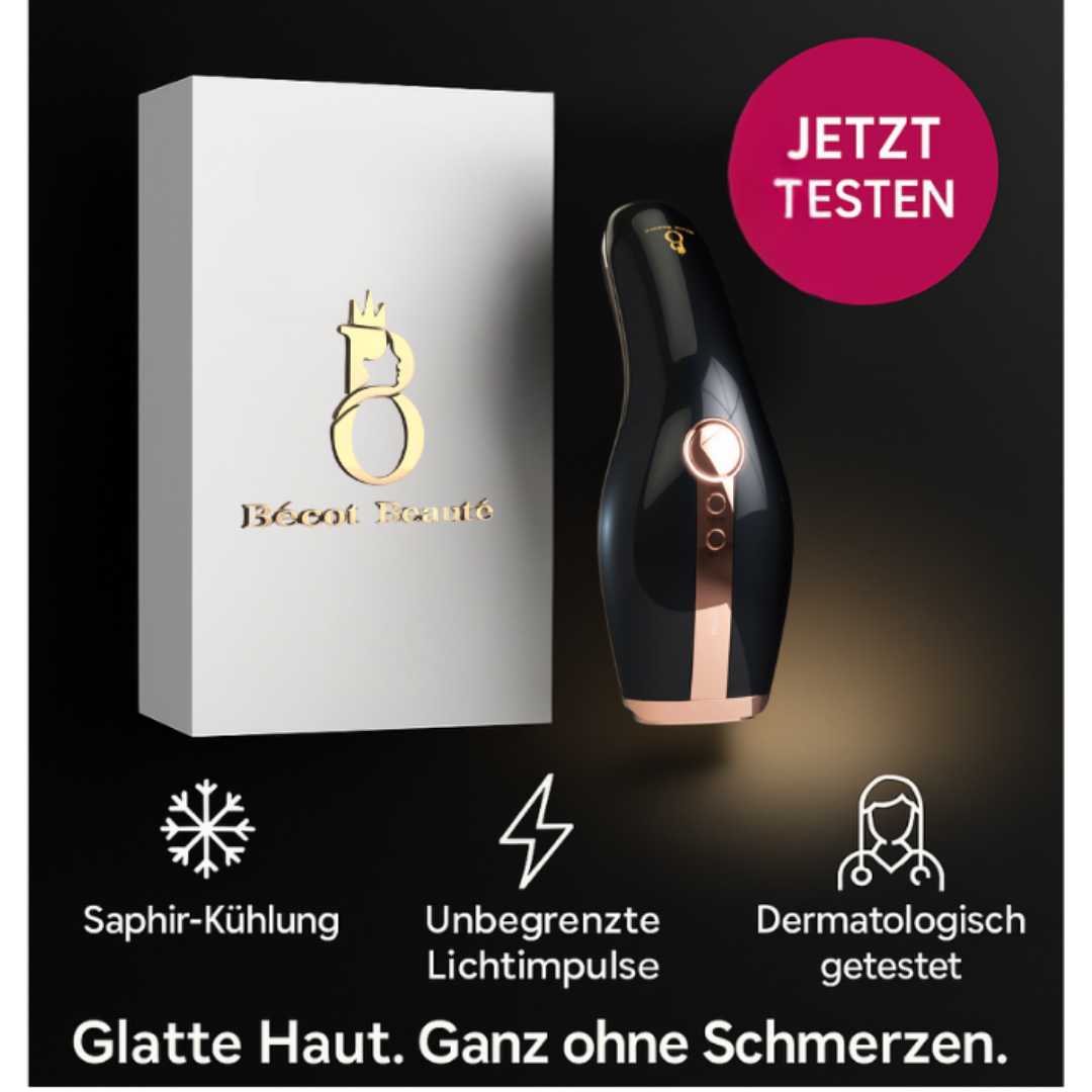 IPL Laser Haarentfernung mit Saphirkühlung – Schmerzfrei & Schnell – Bécot Beauté