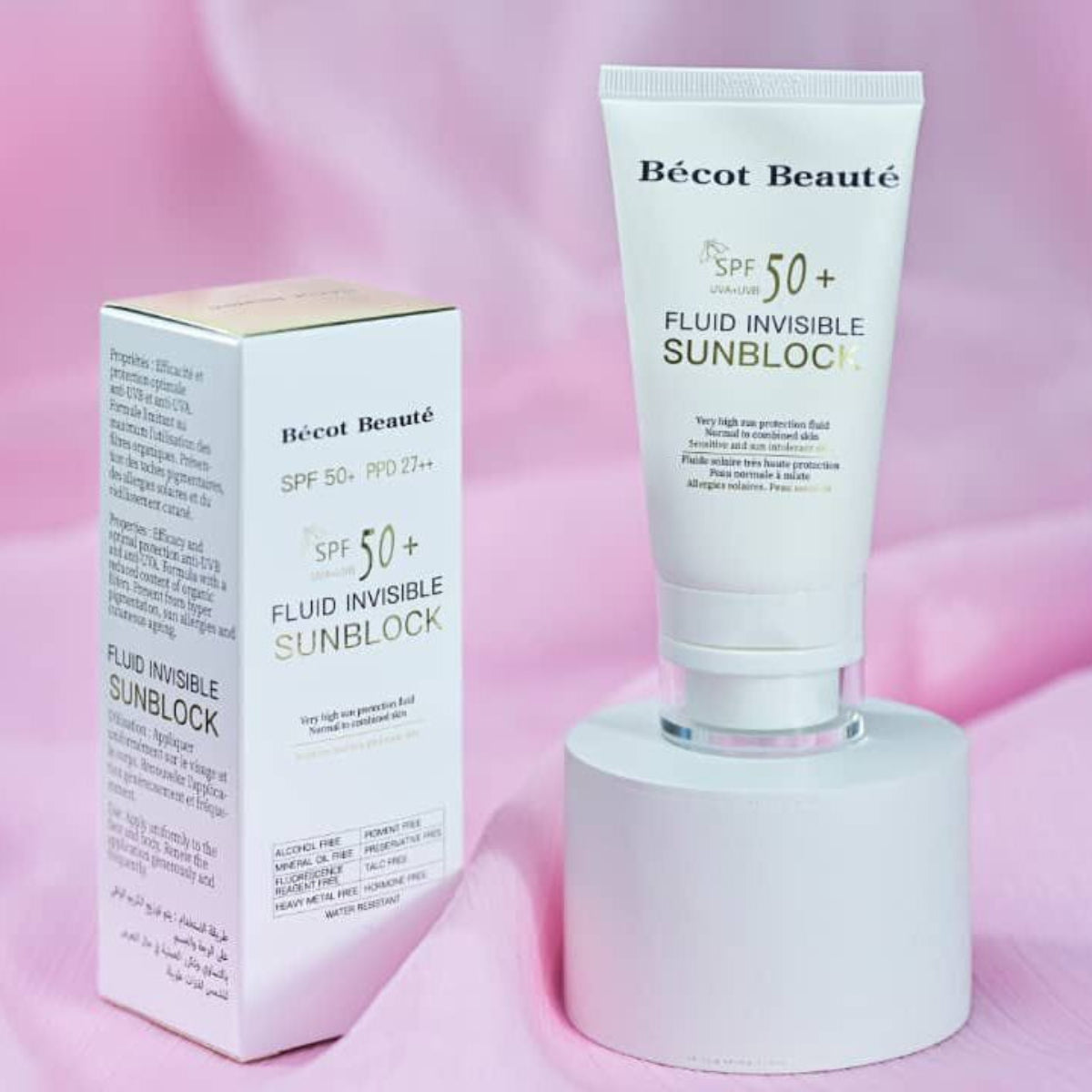 Unsichtbarer Sonnenschutz mit SPF 50+ | Bécot Beauté – Leicht, Hautfreundlich & Effektiv