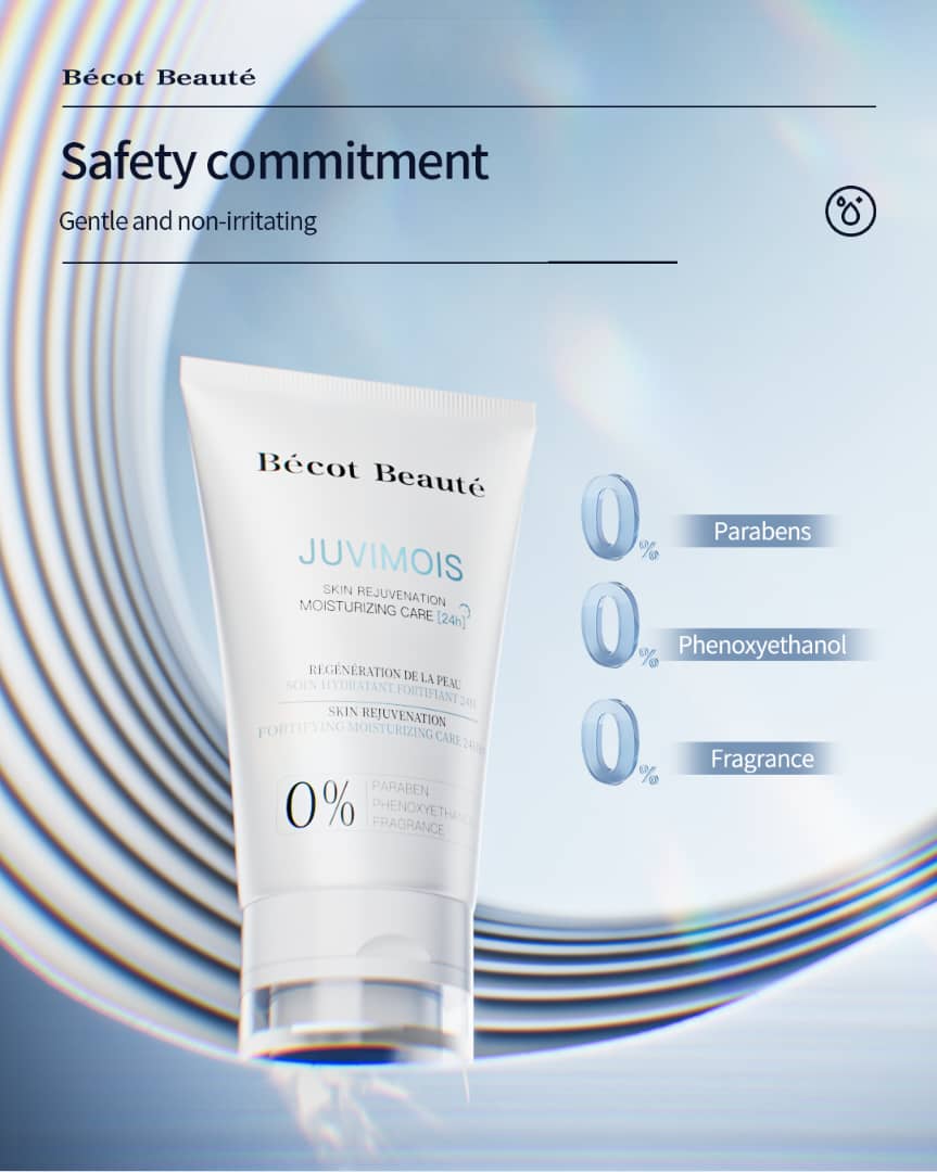 Bécot Beauté JUVIMOIS Feuchtigkeitscreme – 24h Pflege für empfindliche Haut