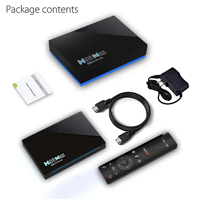 H96 Max RK3566 Android 11/13 TV Box – 8K UHD, WiFi 6, BT 4.0