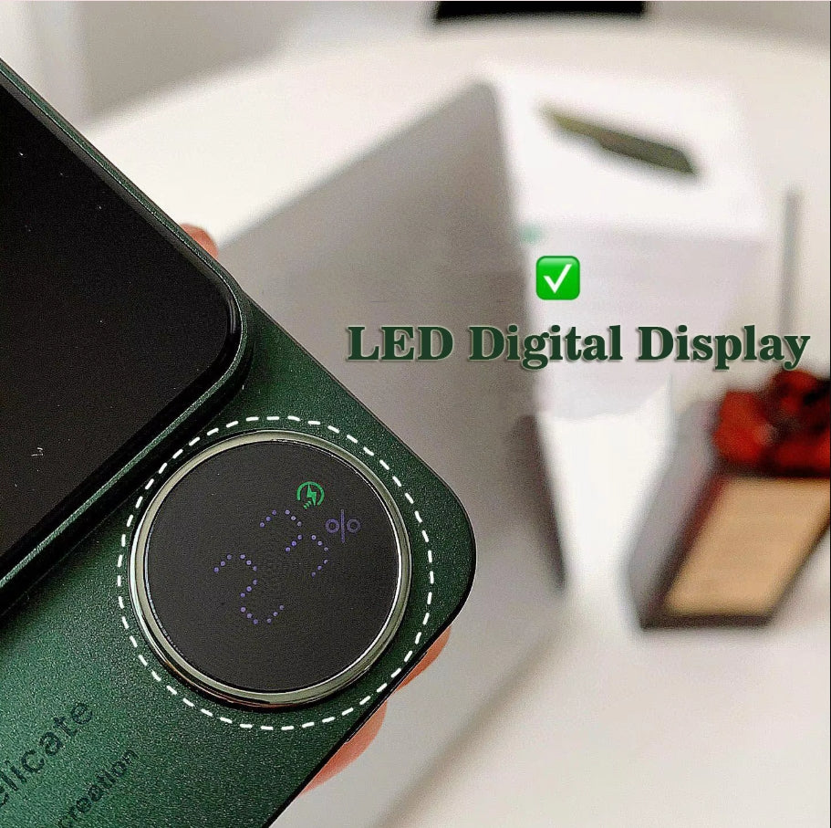 eYGOChargers Q9 | 20W Super Powerbank mit MagSafe – Schnell, Stilvoll, Kabellos 5000 mAh