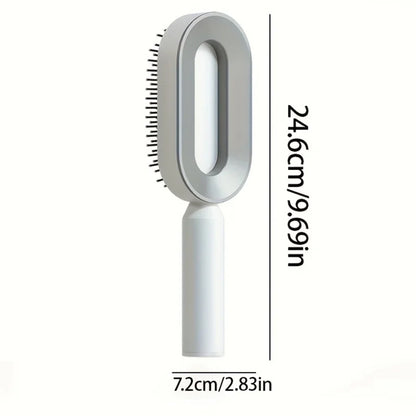 Bécot Beauté Selbstreinigende Haarbürste – 3D Massagekamm