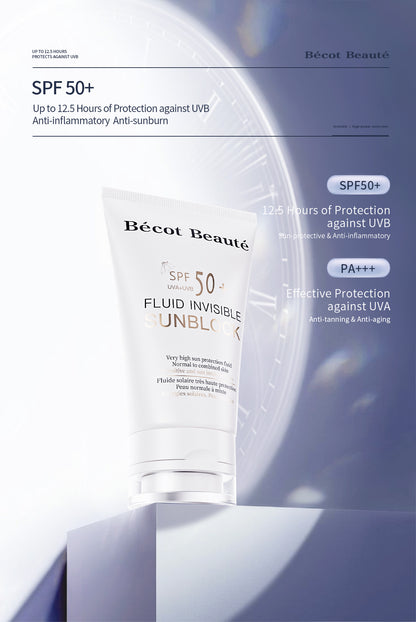 Unsichtbarer Sonnenschutz mit SPF 50+ | Bécot Beauté – Leicht, Hautfreundlich & Effektiv