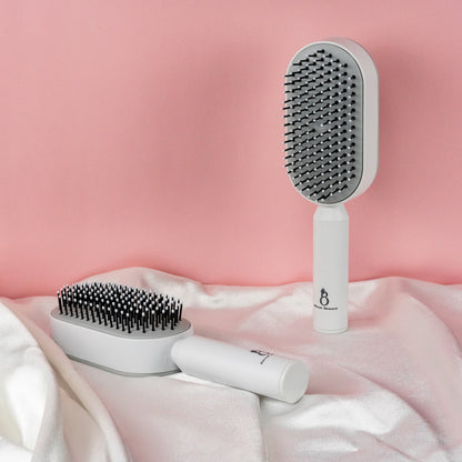 Bécot Beauté Selbstreinigende Haarbürste – 3D Massagekamm