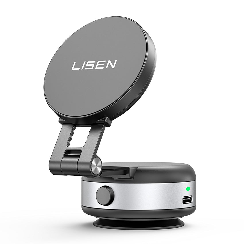 LISEN 360° Elektrische Magnetische Halterung – Vakuum Saugnapf
