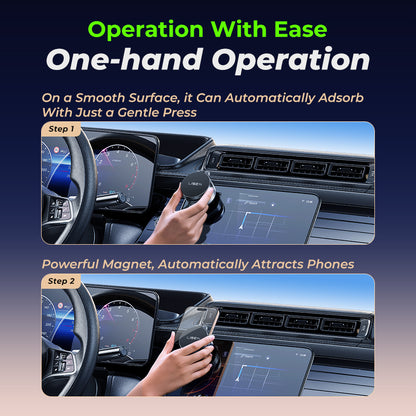 LISEN 360° Elektrische Magnetische Halterung – Vakuum Saugnapf