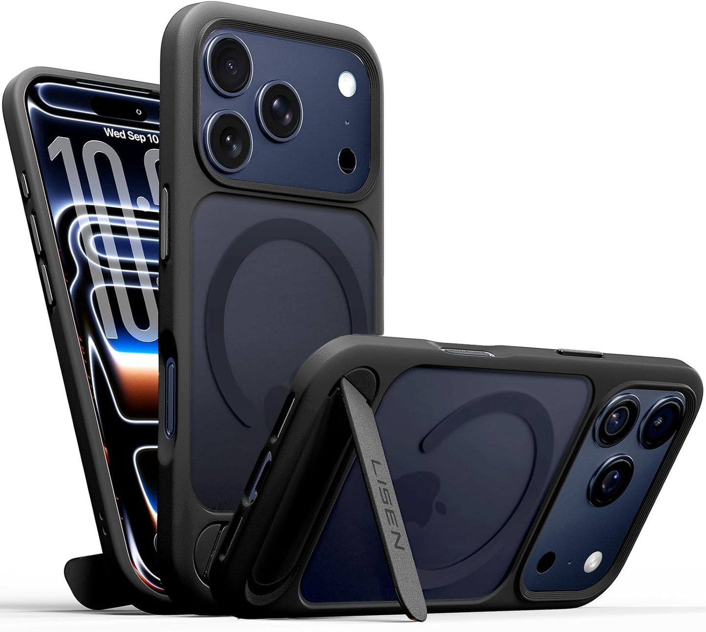 LISEN iPhone 17 Pro Max Hülle – Magnetisch, Stand, Military-Grade Schutz