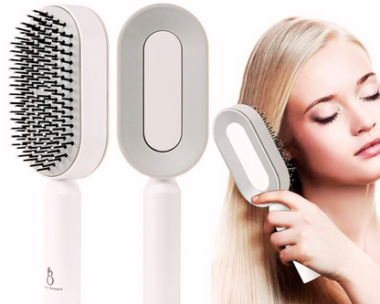 Bécot Beauté Selbstreinigende Haarbürste – 3D Massagekamm