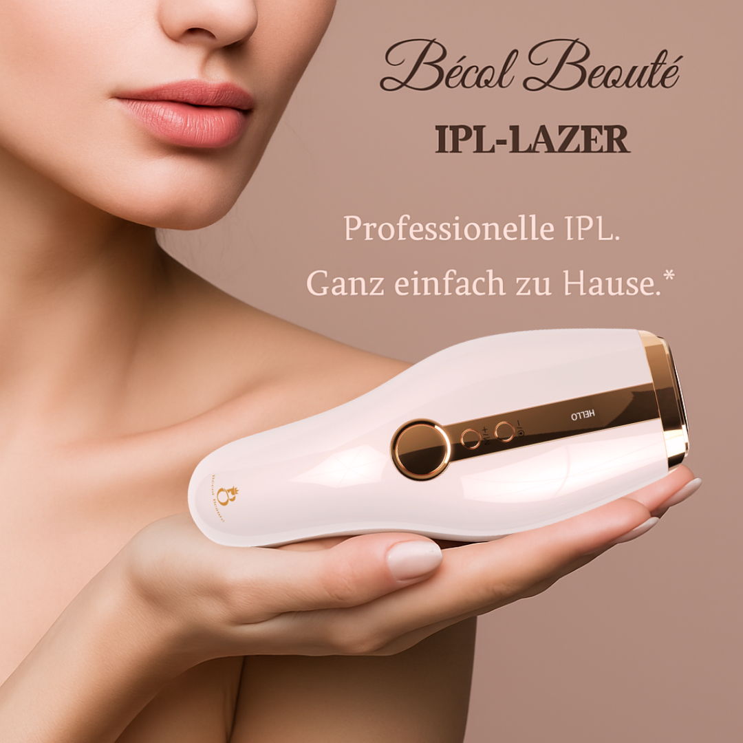 IPL Laser Haarentfernung mit Saphirkühlung – Schmerzfrei & Schnell – Bécot Beauté