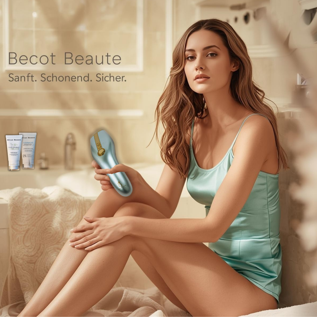 IPL Laser Haarentfernung mit Saphirkühlung – Schmerzfrei & Schnell – Bécot Beauté