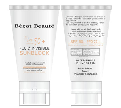 Unsichtbarer Sonnenschutz mit SPF 50+ | Bécot Beauté – Leicht, Hautfreundlich & Effektiv