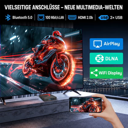 Z13 Pro Android 14 TV Box – 4 GB/32 GB, 8K, Dual-WLAN & Bluetooth 5.0