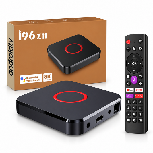 i96 Z11 Android TV Box 4/32 GB – 4K, WLAN & BT 5.0