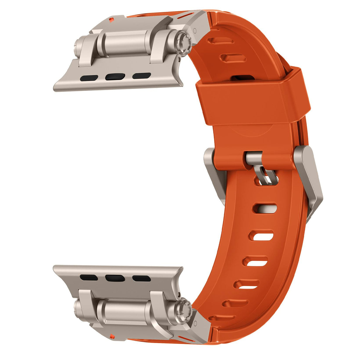 FKM Armband für Apple Watch 44/45/46/49 mm – mit Dornschließe