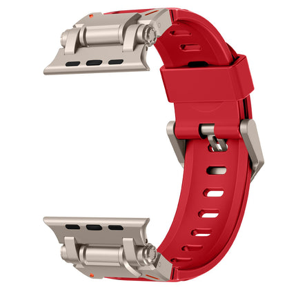 FKM Armband für Apple Watch 44/45/46/49 mm – mit Dornschließe