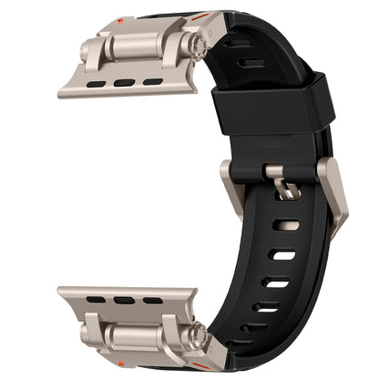 FKM Armband für Apple Watch 44/45/46/49 mm – mit Dornschließe
