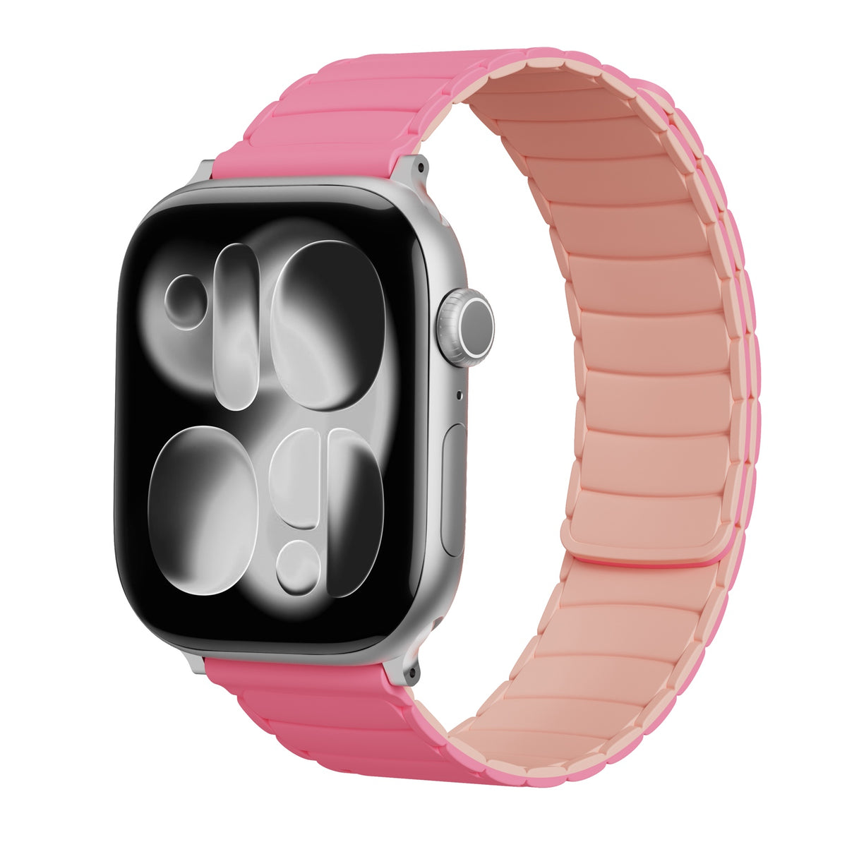 Duo Silikon Armband für Apple Watch – mit Magnetverschluss