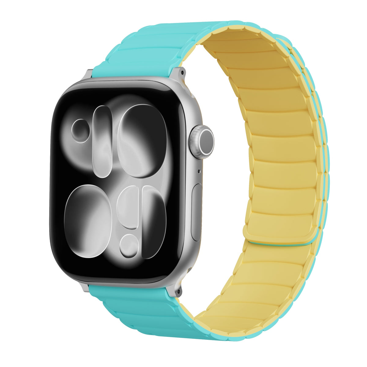 Duo Silikon Armband für Apple Watch – mit Magnetverschluss