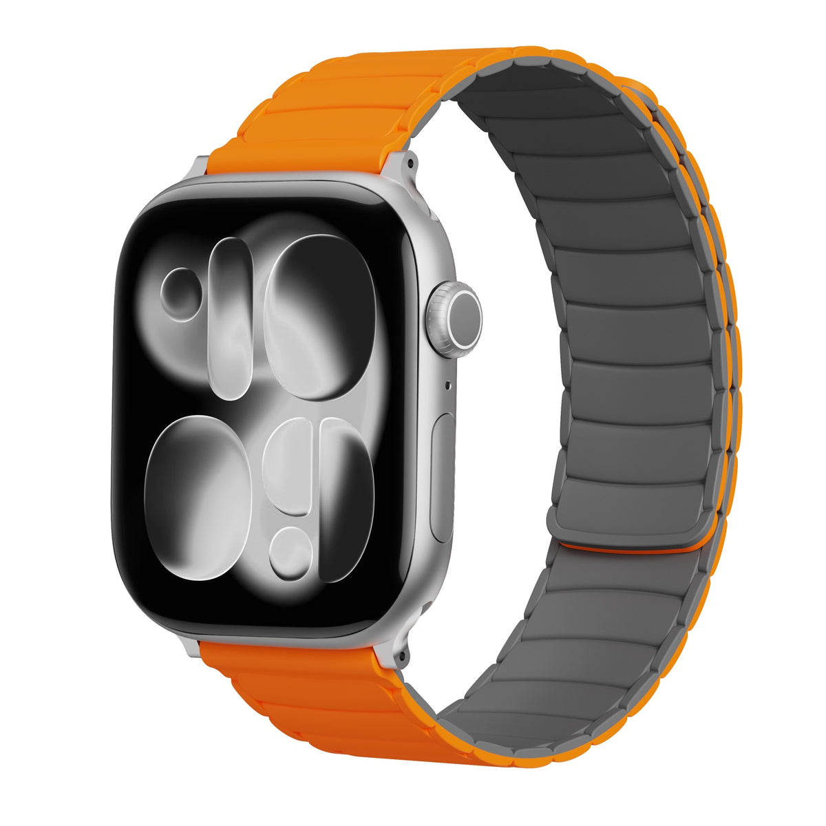 Duo Silikon Armband für Apple Watch – mit Magnetverschluss