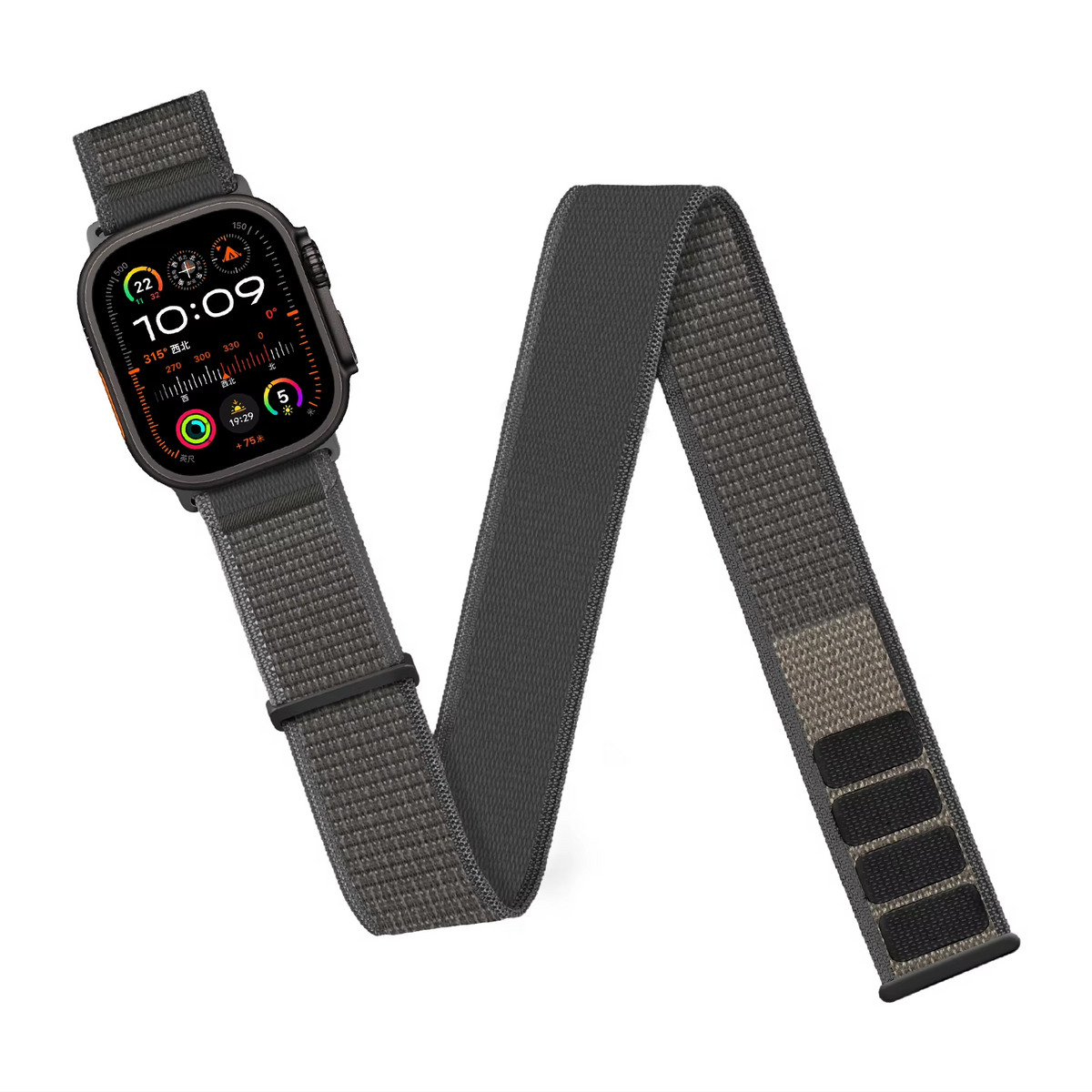 Trail Loop Nylon Armband für Apple Watch – mit Klettverschluss