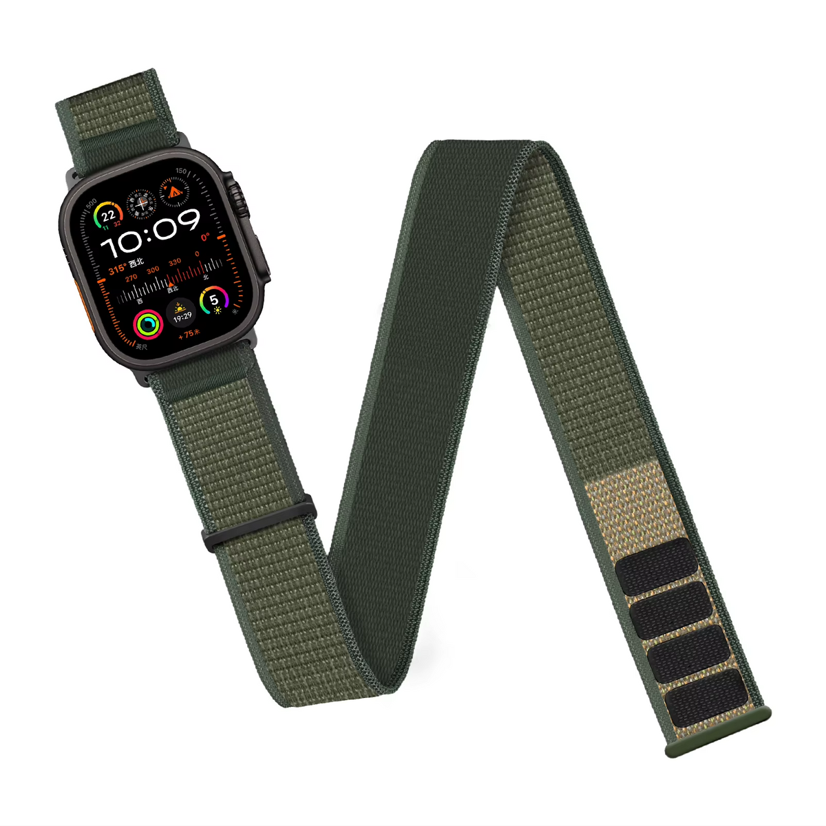 Trail Loop Nylon Armband für Apple Watch – mit Klettverschluss