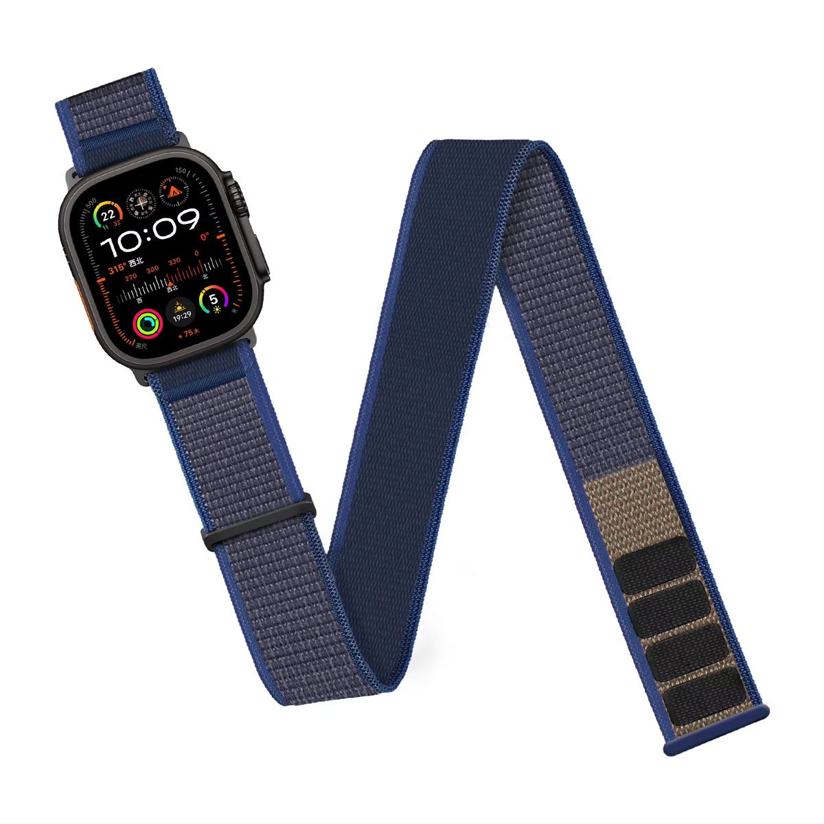 Trail Loop Nylon Armband für Apple Watch – mit Klettverschluss