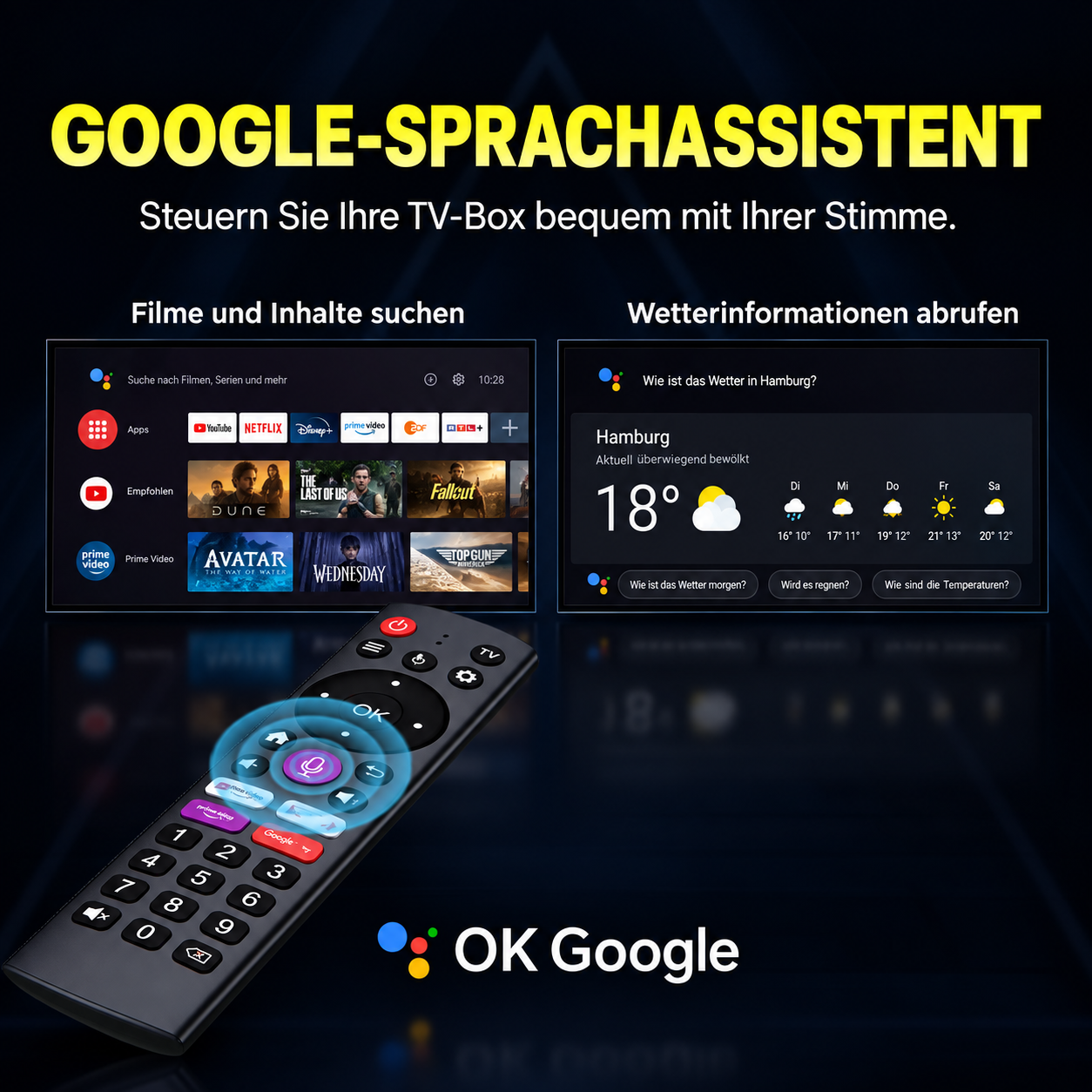 i96 Z11 Android TV Box 4/32 GB – 4K, WLAN & BT 5.0