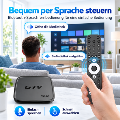 GTV i96 Android 14 TV Box – 4 GB/32 GB, Wi‑Fi 6, 8K & Bluetooth 5.2
