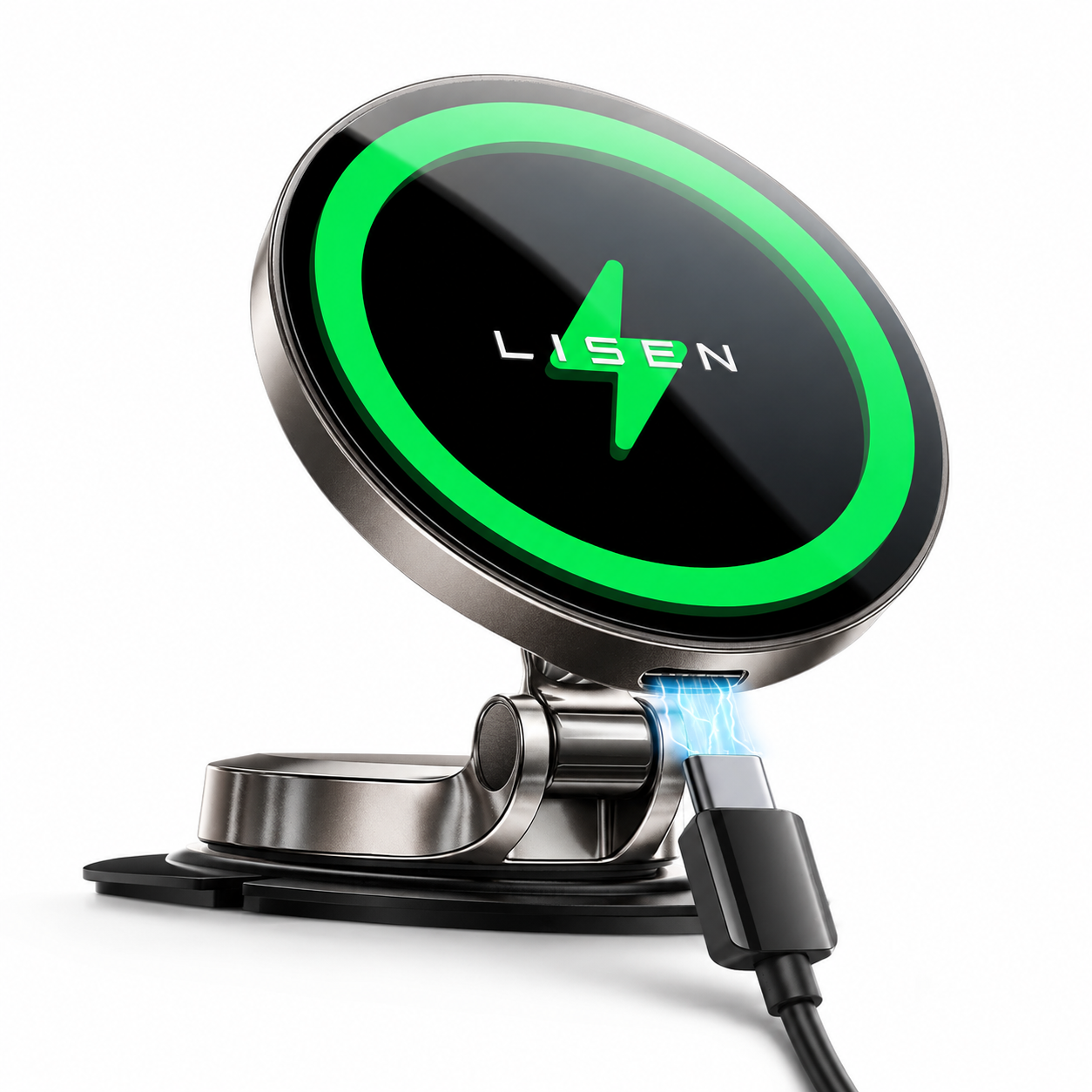 LISEN 15W Magnetisches Auto-Ladegerät