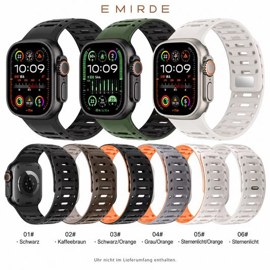 Magnetisches Silikon Armband für Apple Watch Ultra 49 mm