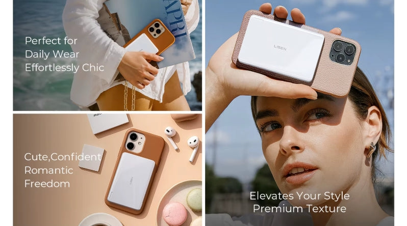 LISEN Premium Mini Powerbank 5000mAh – Magnetisch Ultra Slim