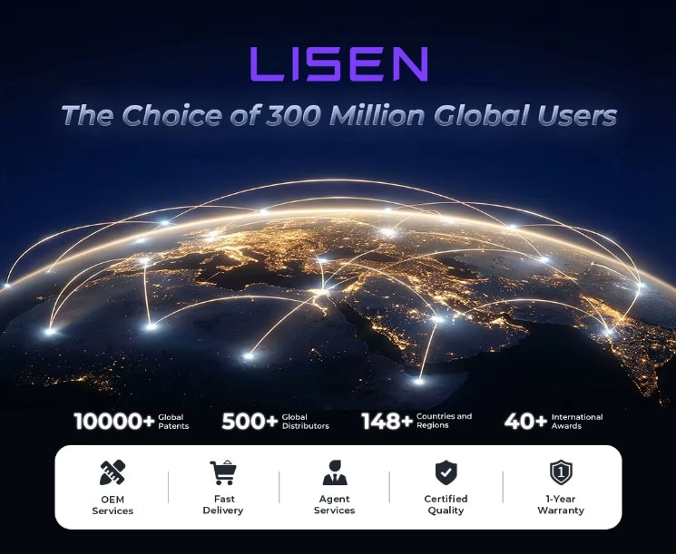 LISEN 65W GaN USB-C Schnellladegerät – Ultra Slim Ladeadapter mit 1m USB-C Kabel für MacBook, iPhone, iPad & Laptop