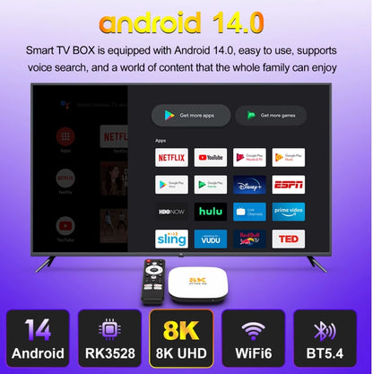 H96 Max M2 TV Box Android – 4GB/64GB, 8K & WiFi 6