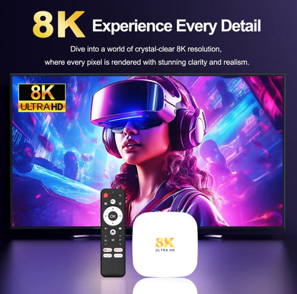 H96 Max M2 TV Box Android – 4GB/64GB, 8K & WiFi 6