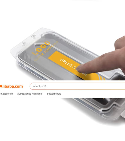 Panzerglas für iPhone (15/16/17 + Pro/Pro Max) Dzcolors Privacy Magic Box – 2er-Pack Anti-Spy