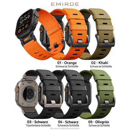 Armband für Apple Watch – mit Dornschließe Nylon Sport Loop
