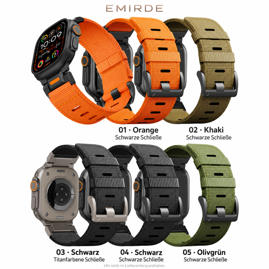 Armband für Apple Watch – mit Dornschließe Nylon Sport Loop