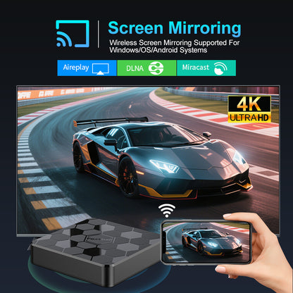 Z26 Android 14 TV Box TOPLEO i96  4GB 32GB Amlogic Dual WLAN Bluetooth 5.0