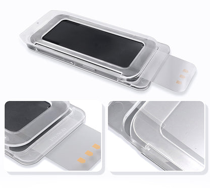 Panzerglas für iPhone (15/16/17 + Pro/Pro Max) Dzcolors Privacy Magic Box – 2er-Pack Anti-Spy