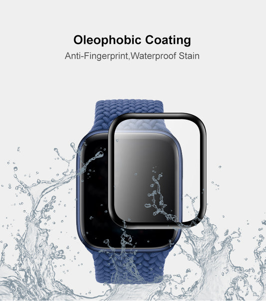 Panzer Glass für Apple Watch DAZZLE COLOR 9H HD Privacy  – mit Montagehilfe