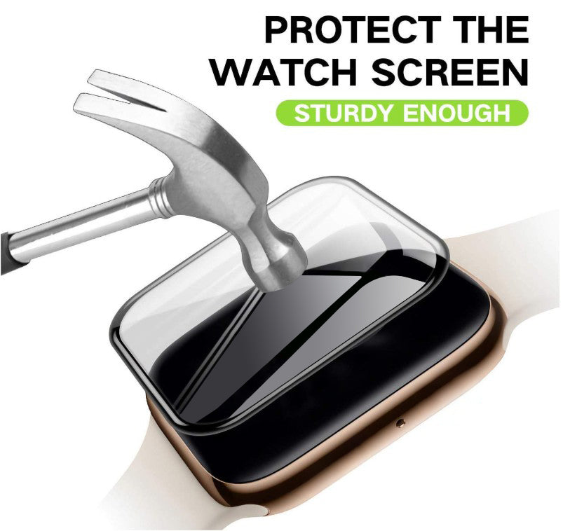 Panzer Glass für Apple Watch DAZZLE COLOR 9H HD Privacy  – mit Montagehilfe