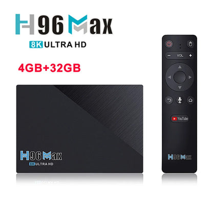 H96 Max RK3566 Android 11/13 TV Box – 8K UHD, WiFi 6, BT 4.0