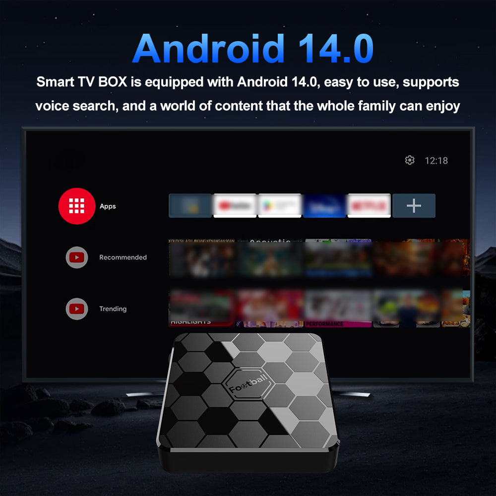 Z26 Android 14 TV Box TOPLEO i96  4GB 32GB Amlogic Dual WLAN Bluetooth 5.0