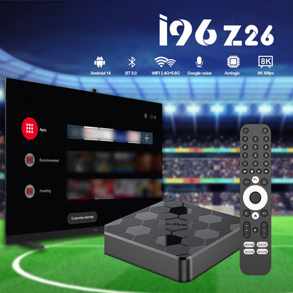 Z26 Android 14 TV Box TOPLEO i96  4GB 32GB Amlogic Dual WLAN Bluetooth 5.0