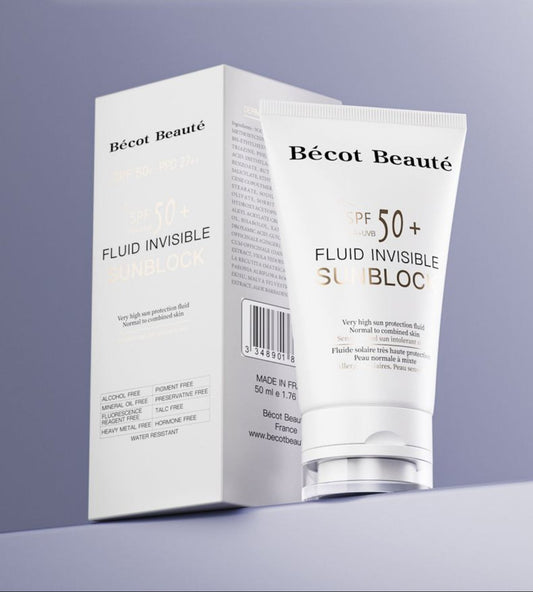 Unsichtbarer Sonnenschutz mit SPF 50+ | Bécot Beauté – Leicht, Hautfreundlich & Effektiv